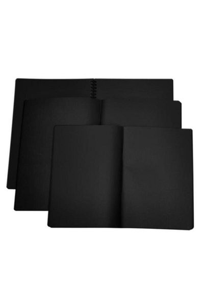 Folix Spiral Black Notebook 17 X 12 Cm40 Yp