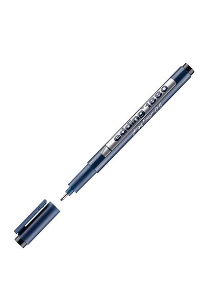 Edding 1880 Technical Drawing Pen 0.5 Mm Black Ed1880005mm01 (Pack of 10)