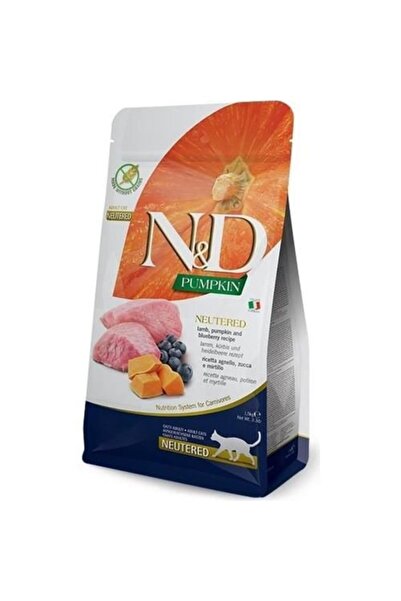 N&D Nd-kuzu Etli Bal Kabaklı Yaban Mersinli Tahılsız Kısırlaştırılmış Kedi Ma...