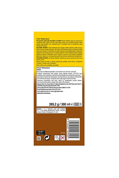 Pronto Mobilya Spreyi, Klasik, 300ml