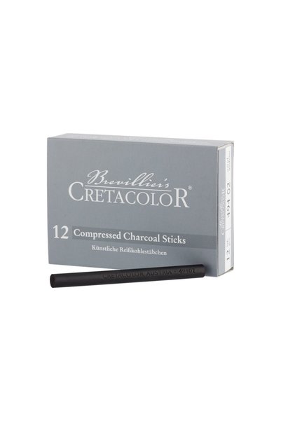 CretaColor Compressed Charcoal Kömür Füzen Medium 6'lı Paket