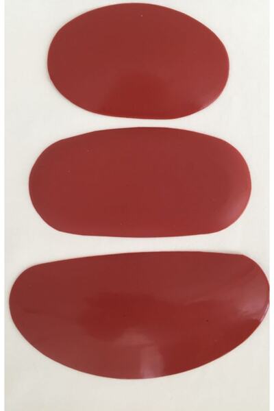 CRAFT HOBİ Kauçuk Böbrek Fil Kulağı 3 Lü Set Küçük Orta Büyük Csa10