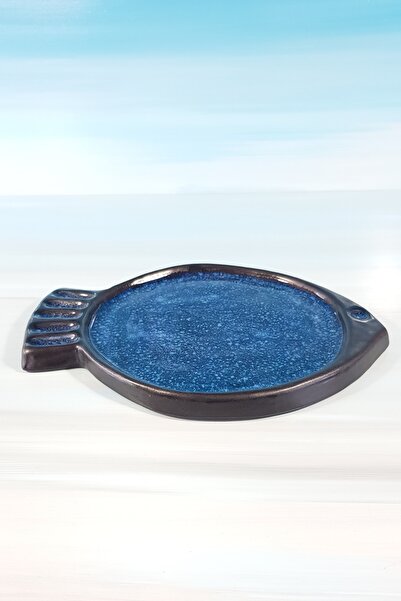 Relax Ceramic El Yapımı Seramik Balık Tabak