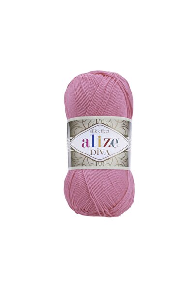 Alize Νήματα πλεξίματος Diva Mercerized 178 Model Dark Pink Amigurumi