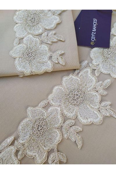 Çeyiz Bahçesi Комплект завивки Daisy Cappuccino Double