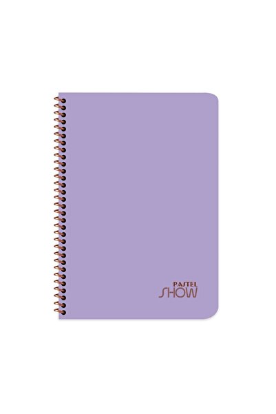 KESKİN COLOR Keskin Color Pastel Show Spiralli Mor Plastik Kapak 60 Yaprak A4...