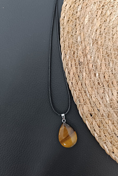 MGA DOĞAL TAŞ قلادة عين النمر - حجر طبيعي، قيمة أصلية، حجر عين النمر