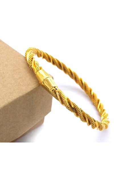 FerizZ Altın Kaplama Inci Burma Kadın Kelepçe Blz-512