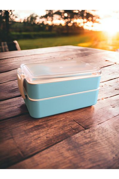 Titiz 2-Tier Food and Nutrition Storage Set