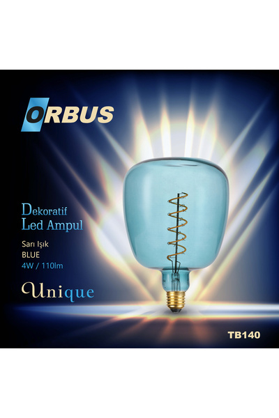 ORBUS Dekoratif Led Ampul BLUE 4W 110lm TB140