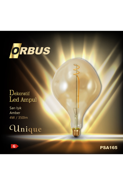 ORBUS Dekoratif Led Ampul AMBER 4W 350lm PSA165