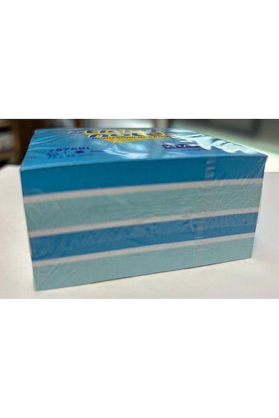 KRAF 7676Bl - Pastel Blue Note Paper, 76X76 Cube, 400Yp Adhesive