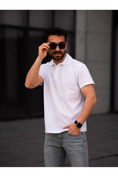 mayastyle Μπλουζάκι με γιακά Pola unisex μοντέλο