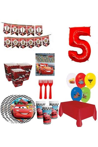 DÜVENCİ TİCARET Cars Themed Concept for Birthday