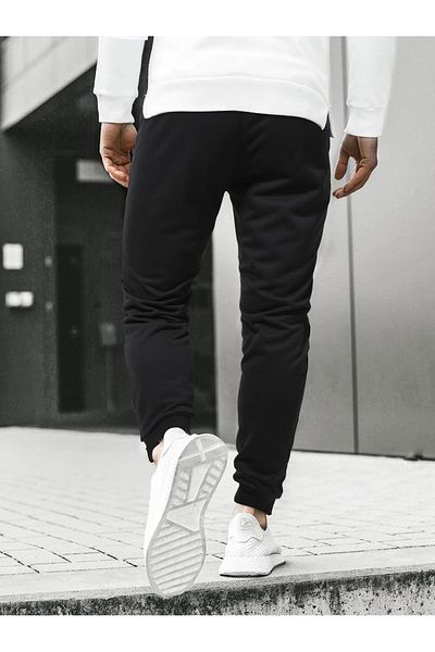De Carte Sly Fang Printed Regular Fit Basic Μαύρο Φούτερ