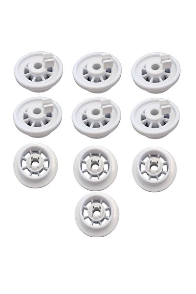 Hotpoint Ariston Compatible Dishwasher Basket Wheel Wheel 10 Pieces