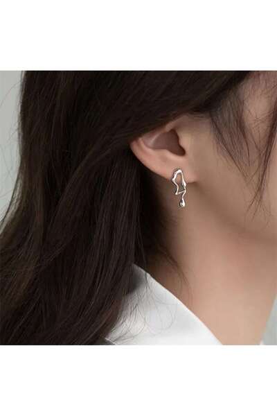 toptanhanem Özel Tasarım Antialerjik Çelik Küpe