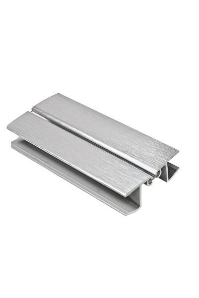 A1 Baza Pvc Aparat Köşe Dönüş 150mm Kaplamalı Alüminyum Silver