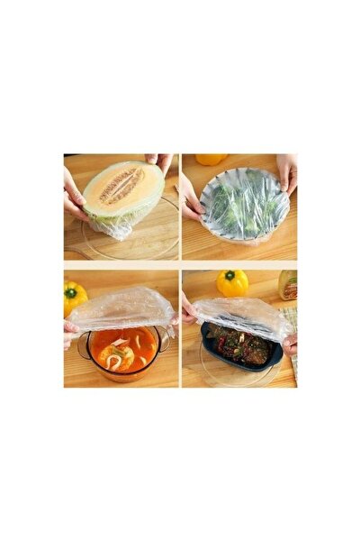 odix 100 Pieces Practical Freshness Preserving Pot and Plate Cap Multi-Purpos...