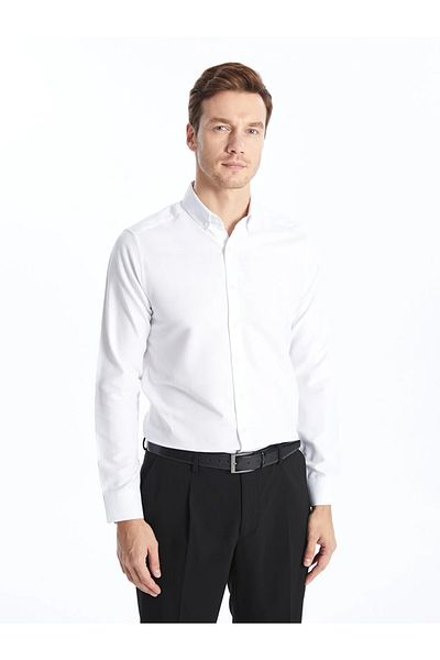 LC Waikiki LCWAIKIKI Formal Slim Fit Long Sleeve Oxford Men's Shirt