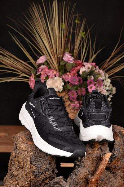 M.P. Black Men's Sports Shoes - Summer, Anti-Sweat, Orthopedic, Light and Comfortable