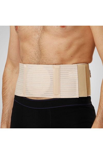 Aurafix Cotton Fabric Flexible Belly Hernia Corset - Postoperative Op. Ao-24