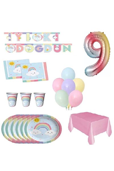 DÜVENCİ TİCARET GÖKKUŞAĞI TEMALI DOĞUM GÜNÜ KONSEPTİ