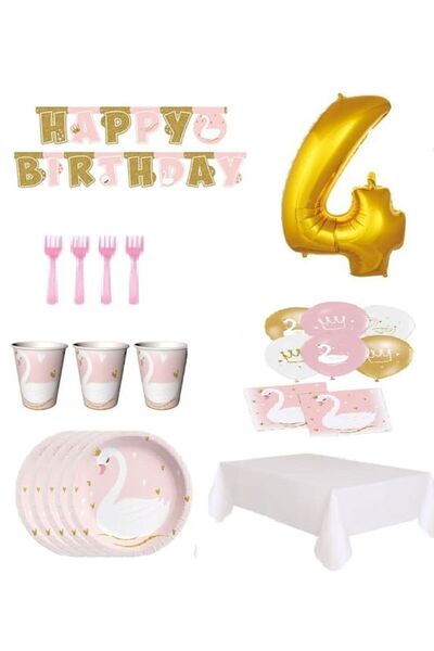 DÜVENCİ TİCARET Swan Themed Concept for Birthday
