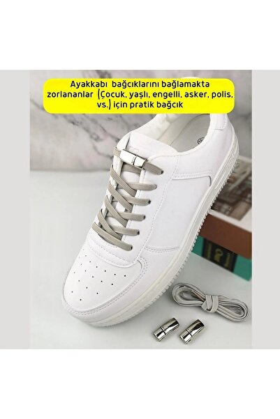 Mater Ayakkabı Mıknatıslı Lastikli Ayakkabı Bağcığı Yeni Model