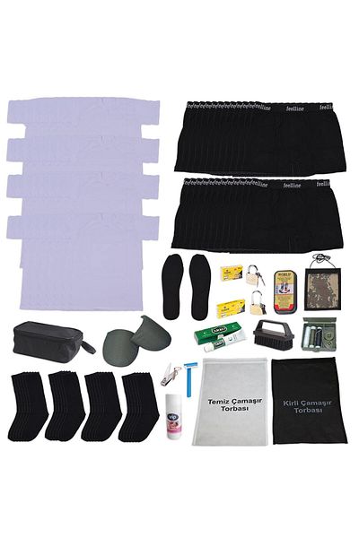 Ö ÖZMERT ASKERİ MALZEME Novice Soldier Set - Summer, Sailor, 24-Piece Basic