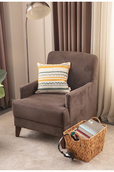 SWITA CAZĂ KIRLENT JACQUARD BRODATĂ BOHEM PUNCH, DESIGN SINGUR SPECIAL
