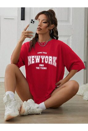 oneag lyaz Unisex New York 1968 Bask l T shirt Fiyat Yorumlar Trendyol