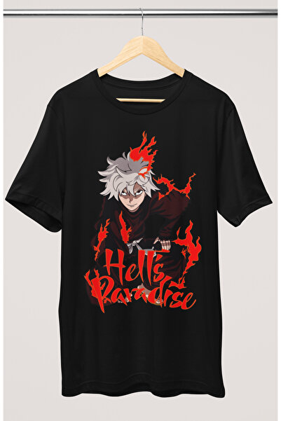 Fuddy Moda Oversize kroj Pakleni raj Gabimaru majica, unisex anime Štampano T...