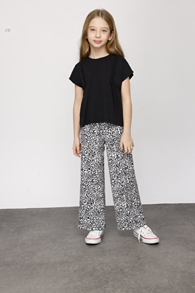 JENA Дънки за момичета с шарка от вафелен плат