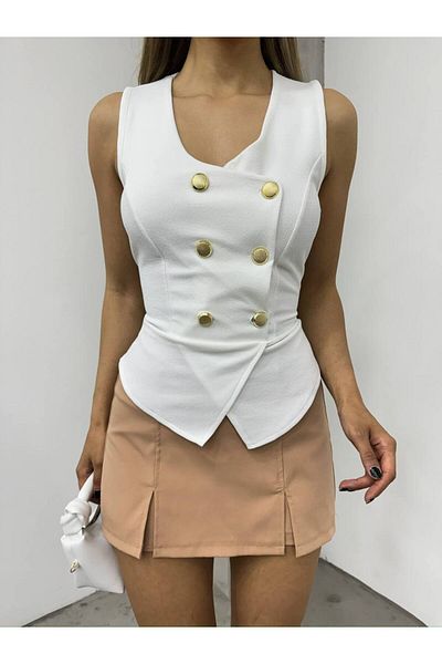 Butik Beyza Μπλούζα με 6 κουμπιά