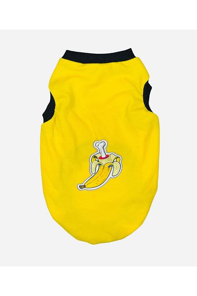 PetiliDünya Banana Tank Top - Cat and Dog Outfit