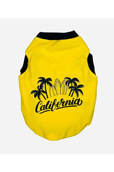 PetiliDünya California Cat Dog Undershirt - Elegant Clothes Design