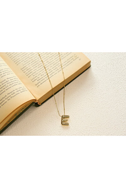 Aksesuar Mer's Dorika Zincirli Harf Kolye