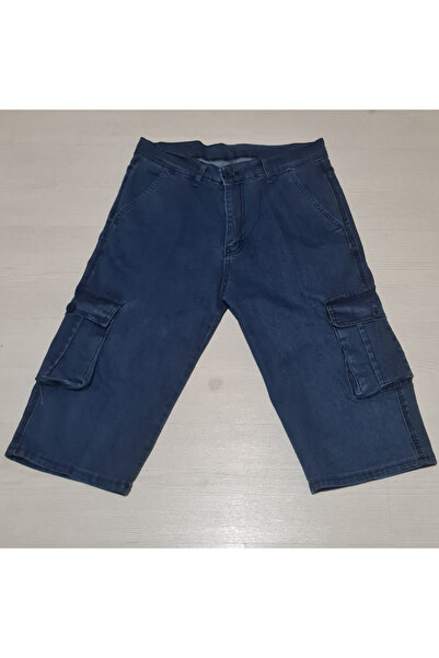 Genel Markalar Dizaltı Kargo cepli Kot Kapri