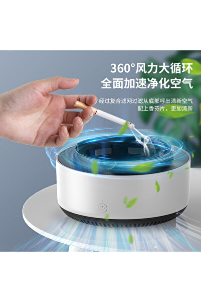 hitteknoloji Dumanı İçine Çeken Kül Tablası Akıllı Kokusuz Küllük Hava Emen K...