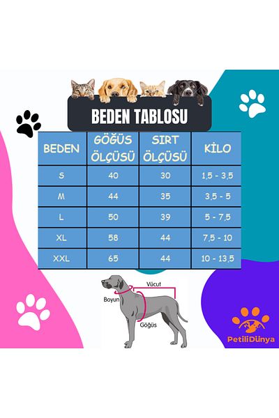 PetiliDünya Cat and Dog Outfit Athlete