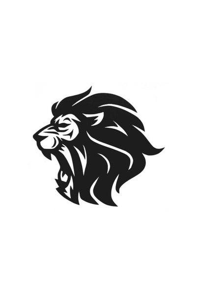 Generic Brand Lion Design Sticker (Auto-Motor-Laptop-Wall-Decor) 10 X 9 cm