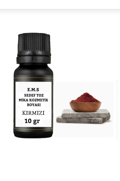 E.M.S AVM Sedef Toz Mika Kozmetik Boyası 10 gr Kırmızı-oje/ruj/peeling/maskar...