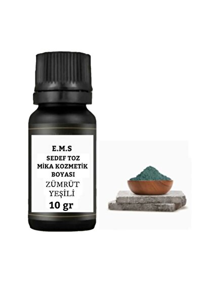 E.M.S AVM Sedef Toz Mika Kozmetik Boyası 10 gr Zümrüt-oje/ruj/peeling/maskara...