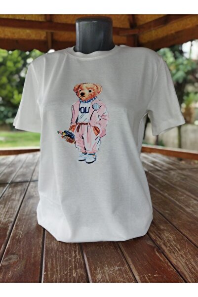 CONSTRAİN Τ-SHIRT GİYELİMİXTR με ροζ παντελόνι Teddy