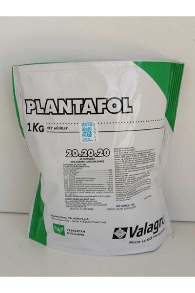DZÜ DEMİRLER TARIM Valagro Plantafol (20-20-20) Yaprak Gübresi