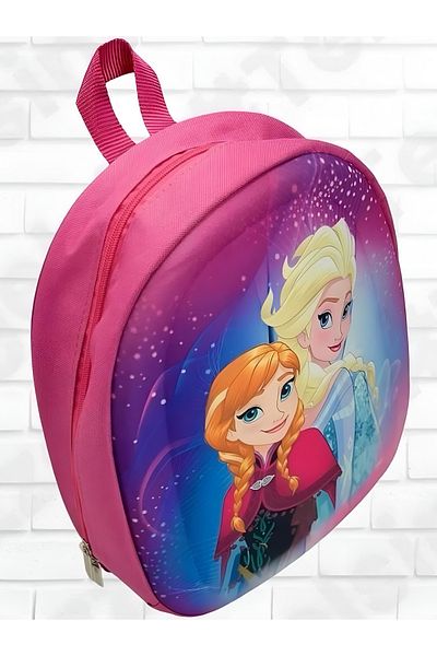 Tezzgelsin Grădiniță Fetă Copil Elsa și Anna Surorile ghiozdan imprimat 5d Material Eva în relief Geantă școlară