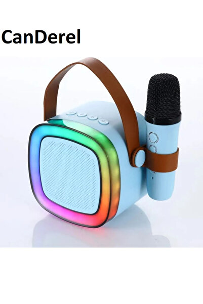 Jetcom Bluetooth Karaoke Hoparlör Parti Hoparlörü Mikrofonlu Işıklı Ses Bombası Aux Usb Sd Kart Girişli