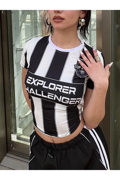 Gofeel Harajuku Tech Explorer - Sandy Full Length Crop Top