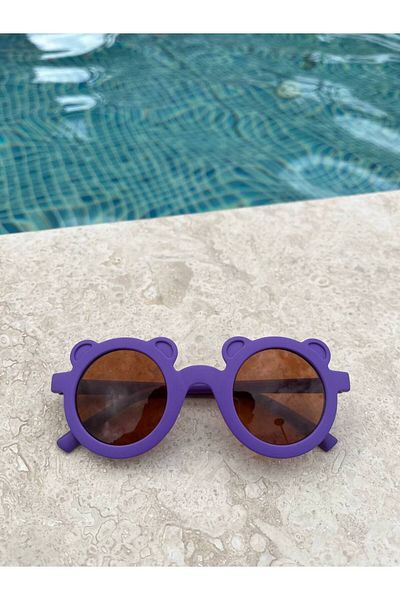 Jolly Kids UV 400 Protected Sunglasses for Baby Boy Girl - Teddy Bear Model Boxed